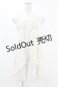 axes femme / ドットシフォンワンピース M 生成り H-25-06-30-1037-AX-OP-NS-ZH