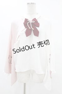 Amavel / うさいちごの和菓子ブラウス Free オフ/ピンク H-25-06-30-1040-CA-BL-NS-ZH