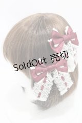 ALICE and the PIRATES / My Dear Doll リボンクリップ  ボルドー H-25-06-30-008-PA-AC-NS-ZH