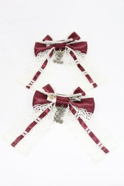 画像3: ALICE and the PIRATES / My Dear Doll リボンクリップ  ボルドー H-25-06-30-008-PA-AC-NS-ZH