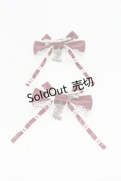 画像3: ALICE and the PIRATES / My Dear Doll リボンクリップ  ボルドー H-25-06-30-008-PA-AC-NS-ZH