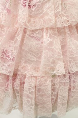 画像4: JESUS DIAMANTE / スペシャルバックレースリボンワンピース 38 ぼかし薔薇ピンク H-25-06-30-019-JE-OP-NS-ZH