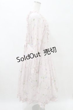 画像2: PINK HOUSE / スイートピープリントワンピース Free ピンク H-25-06-30-022-LO-OP-NS-ZH