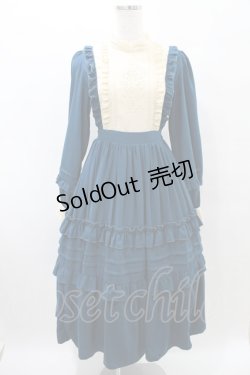 画像1: axes femme kawaii / アンティークドールワンピース M ブルーグリーン H-25-06-30-024-AX-OP-NS-ZH