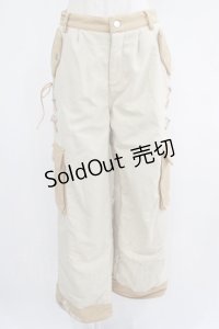 NieR Clothing / 内側防寒4POCKET WIDE CARGO PANTS  ミケカラー H-25-07-01-031-PU-PA-KB-ZH