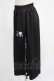 画像2: NieR Clothing / 2WAY SIDE ZIP PANTS  黒 H-25-07-01-033-PU-PA-KB-ZH (2)
