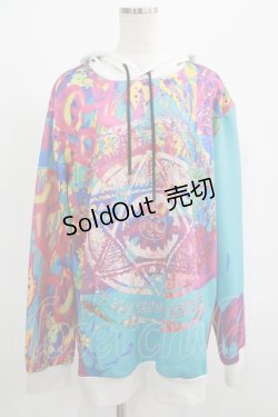 画像1: NieR Clothing / 総柄プルパーカー   H-25-07-01-035-PU-TO-KB-ZH