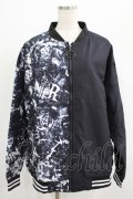 NieR Clothing / プリント切替ブルゾンジャケット   H-25-07-01-036-PU-JA-KB-ZH