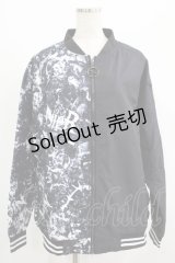 NieR Clothing / プリント切替ブルゾンジャケット   H-25-07-01-036-PU-JA-KB-ZH