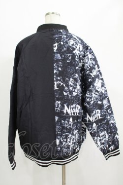 画像3: NieR Clothing / プリント切替ブルゾンジャケット   H-25-07-01-036-PU-JA-KB-ZH