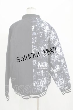 画像3: NieR Clothing / プリント切替ブルゾンジャケット   H-25-07-01-036-PU-JA-KB-ZH