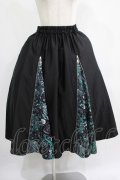 NieR Clothing / 2WAY ZIP SKIRT  黒 H-25-07-01-004-PU-SK-KB-ZH