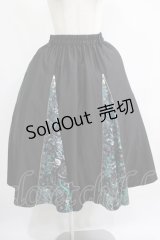 NieR Clothing / 2WAY ZIP SKIRT  黒 H-25-07-01-004-PU-SK-KB-ZH