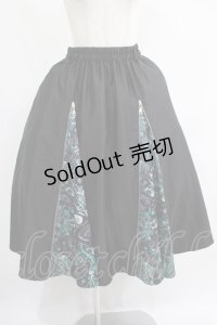NieR Clothing / 2WAY ZIP SKIRT  黒 H-25-07-01-004-PU-SK-KB-ZH
