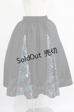 画像1: NieR Clothing / 2WAY ZIP SKIRT  黒 H-25-07-01-004-PU-SK-KB-ZH