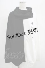 NieR Clothing / TWO-TONE ZIPパーカー  黒×白 H-25-07-01-040-PU-TO-KB-ZH