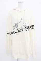 NieR Clothing / 刺繍プルパーカー  ミケ/クリーム H-25-07-01-041-PU-TO-KB-ZH