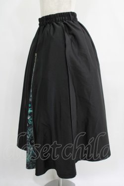 画像2: NieR Clothing / 2WAY ZIP SKIRT  黒 H-25-07-01-004-PU-SK-KB-ZH