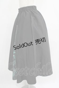 画像2: NieR Clothing / 2WAY ZIP SKIRT  黒 H-25-07-01-004-PU-SK-KB-ZH