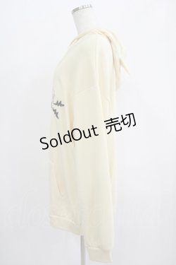 画像2: NieR Clothing / 刺繍プルパーカー  ミケ/クリーム H-25-07-01-041-PU-TO-KB-ZH