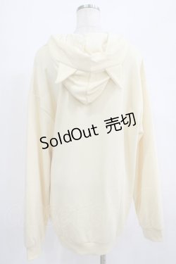 画像3: NieR Clothing / 刺繍プルパーカー  ミケ/クリーム H-25-07-01-041-PU-TO-KB-ZH