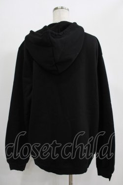 画像3: NieR Clothing / 刺繍ZIPパーカー  黒 H-25-07-01-042-PU-TO-KB-ZH