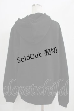 画像3: NieR Clothing / 刺繍ZIPパーカー  黒 H-25-07-01-042-PU-TO-KB-ZH