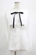 MIHO MATSUDA / セーラーブラウス M 白 H-25-07-01-044-GO-BL-KB-ZH