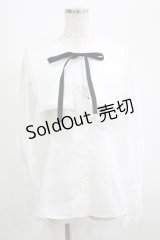 MIHO MATSUDA / セーラーブラウス M 白 H-25-07-01-044-GO-BL-KB-ZH
