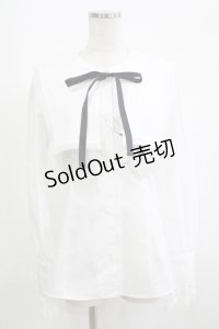 MIHO MATSUDA / セーラーブラウス M 白 H-25-07-01-044-GO-BL-KB-ZH