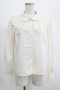 Melody BasKet / Melodyレース長袖ブラウス M アイボリー H-25-07-01-045-LO-BL-KB-ZH