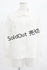 Melody BasKet / Melodyレース長袖ブラウス M アイボリー H-25-07-01-045-LO-BL-KB-ZH