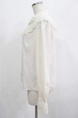 画像2: Melody BasKet / Melodyレース長袖ブラウス M アイボリー H-25-07-01-045-LO-BL-KB-ZH