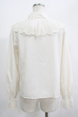 画像3: Melody BasKet / Melodyレース長袖ブラウス M アイボリー H-25-07-01-045-LO-BL-KB-ZH