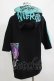 画像3: NieR Clothing / ダブルフードZIPパーカー  黒×サックス H-25-07-01-047-PU-TO-KB-ZH (3)