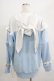 画像3: NieR Clothing / うさ耳付きSIDE LINE 2WAY ZIP OUTER  サックス H-25-07-01-053-PU-JA-KB-ZH (3)