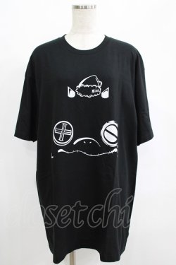 画像1: NieR Clothing / プリントCOTTON CUTSEW XL 黒 H-25-07-01-054-PU-TO-KB-ZH
