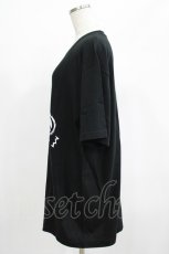 画像2: NieR CLOTHING / プリントCOTTON CUTSEW XL 黒 H-25-07-01-054-PU-TO-KB-ZT256 (2)