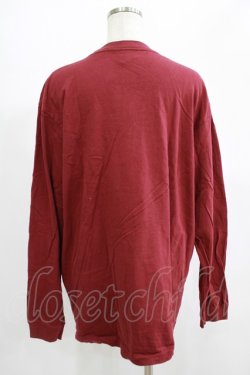 画像3: NieR Clothing / プリント長袖CUTSEW  エンジ H-25-07-01-055-PU-TO-KB-ZH