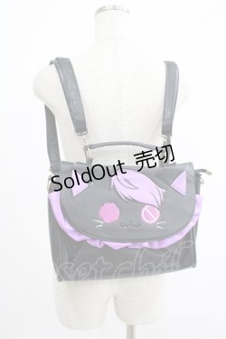 画像1: NieR Clothing / 3WAY PU LEATHER BACKPACK【BLACK CAT】   H-25-07-01-056-PU-BG-KB-ZH