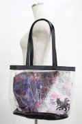 NieR Clothing / 斜めTWO-TONE 5WAY ARRANGE BAG  和柄九尾 H-25-07-01-057-PU-BG-KB-ZH