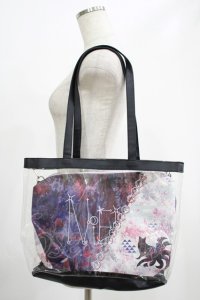 NieR Clothing / 斜めTWO-TONE 5WAY ARRANGE BAG  和柄九尾 H-25-07-01-057-PU-BG-KB-ZH