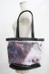 画像2: NieR Clothing / 斜めTWO-TONE 5WAY ARRANGE BAG  和柄九尾 H-25-07-01-057-PU-BG-KB-ZH (2)