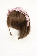 m petit by misako / ギャザーリボンカチューシャ  ピンク H-25-07-01-1001-LO-AC-YZ-ZH