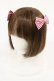 画像2: m petit by misako / ヘアクリップ2点セット  赤 H-25-07-01-1008-LO-AC-YZ-ZH (2)