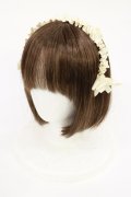 m petit by misako / ギャザーリボンカチューシャ  アイボリー H-25-07-01-1002-LO-AC-YZ-ZH