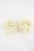 m petit by misako / AMレース2Pシュシュ  アイボリー H-25-07-01-1012-LO-ZA-YZ-ZH