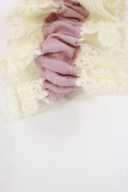 画像2: m petit by misako / AMレース2Pシュシュ  ピンク H-25-07-01-1013-LO-ZA-YZ-ZH