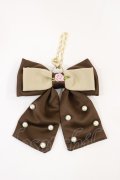 m petit by misako / NINA’sコラボバッグチャーム  ブラウン H-25-07-01-1016-LO-ZA-YZ-ZH