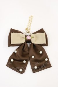 m petit by misako / NINA’sコラボバッグチャーム  ブラウン H-25-07-01-1016-LO-ZA-YZ-ZH